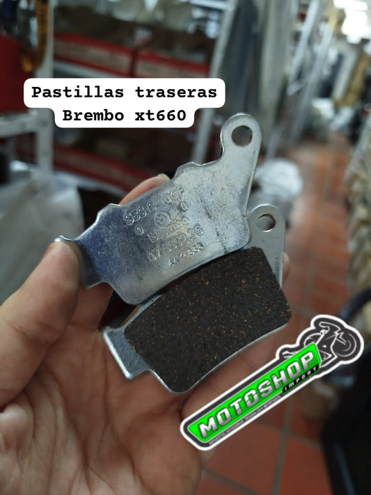pastillas de freno trasero xt660 original